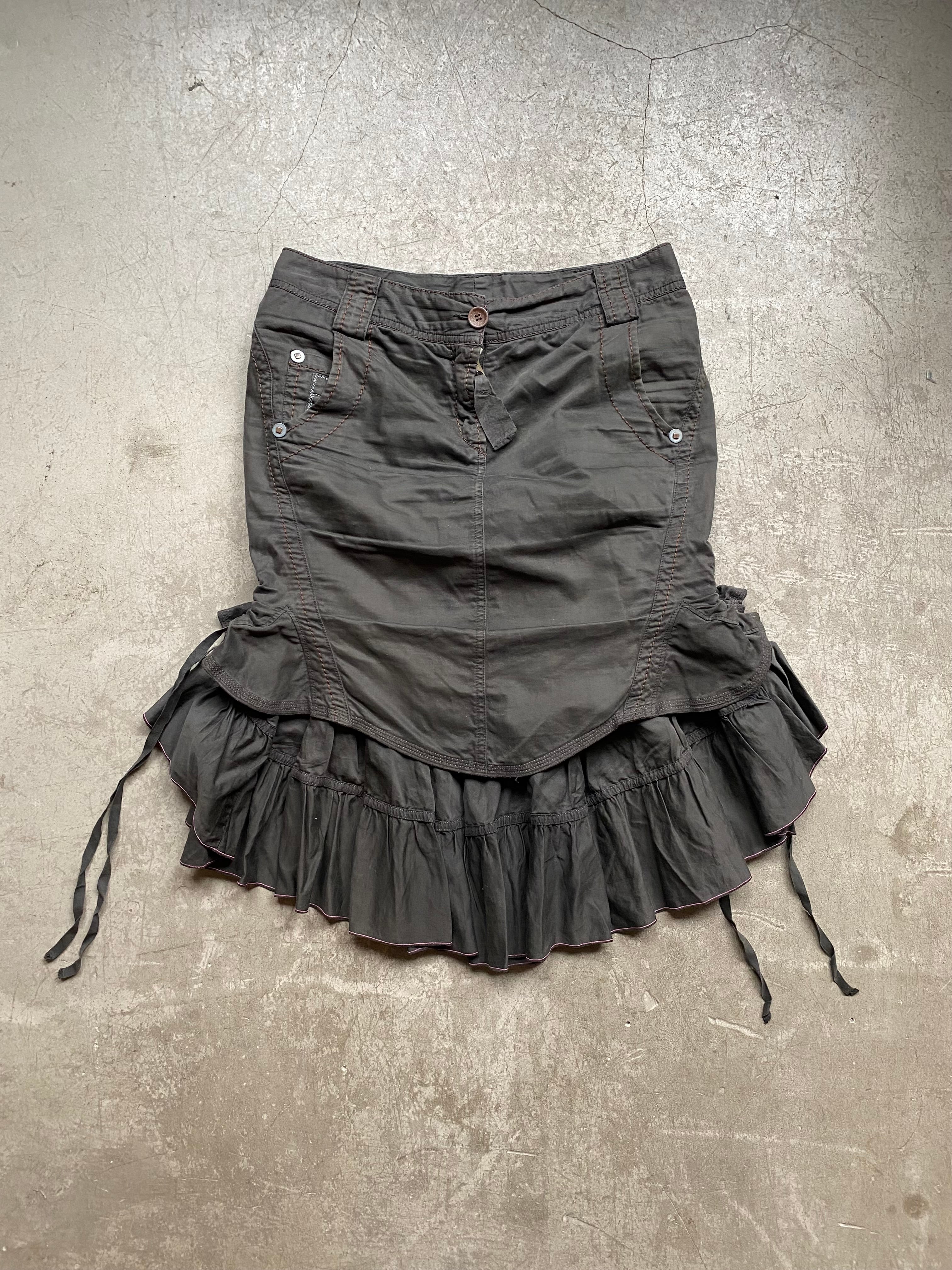 Marithé + François Girbaud midi skirt