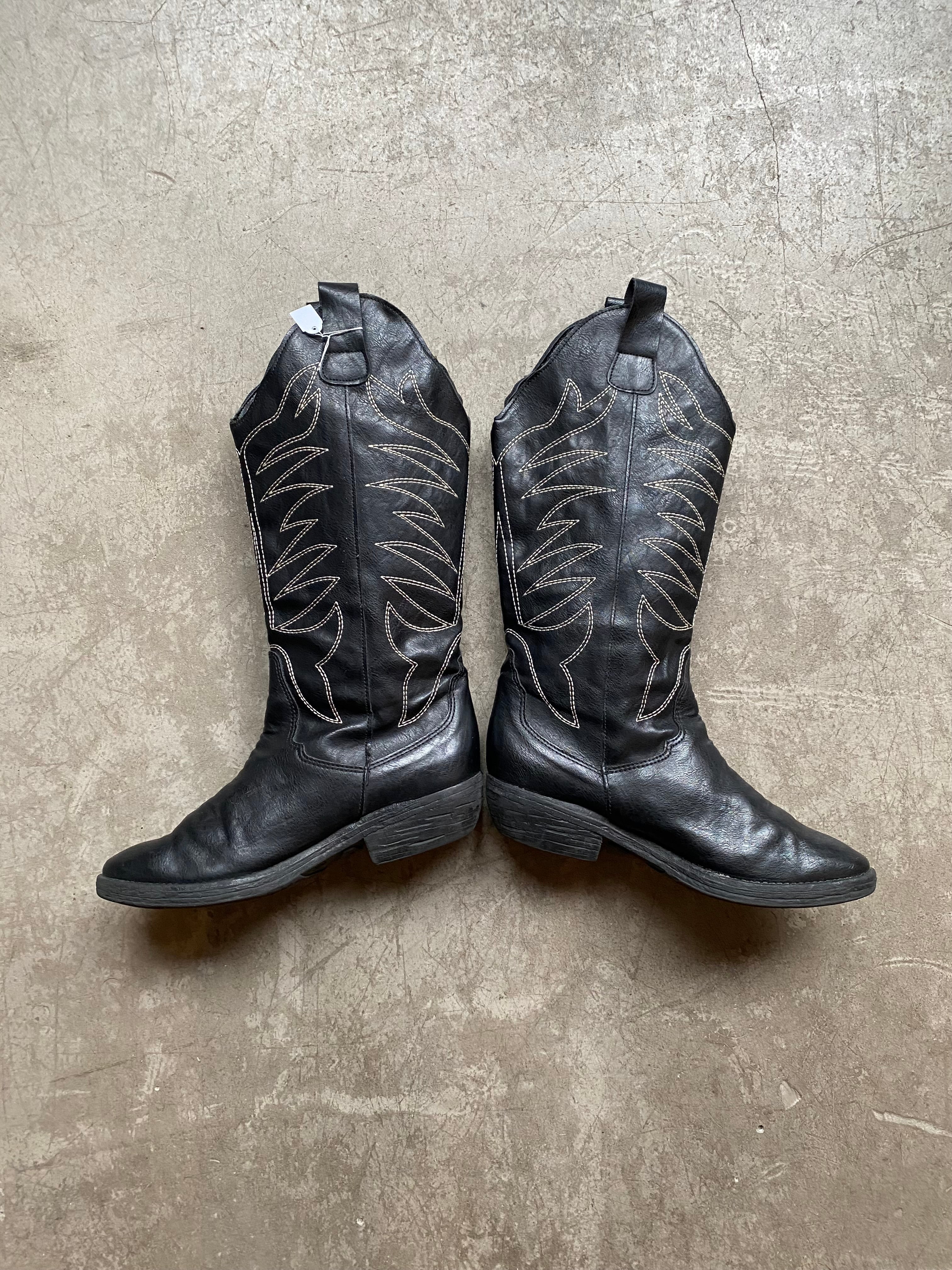 Vintage leather boots size 37