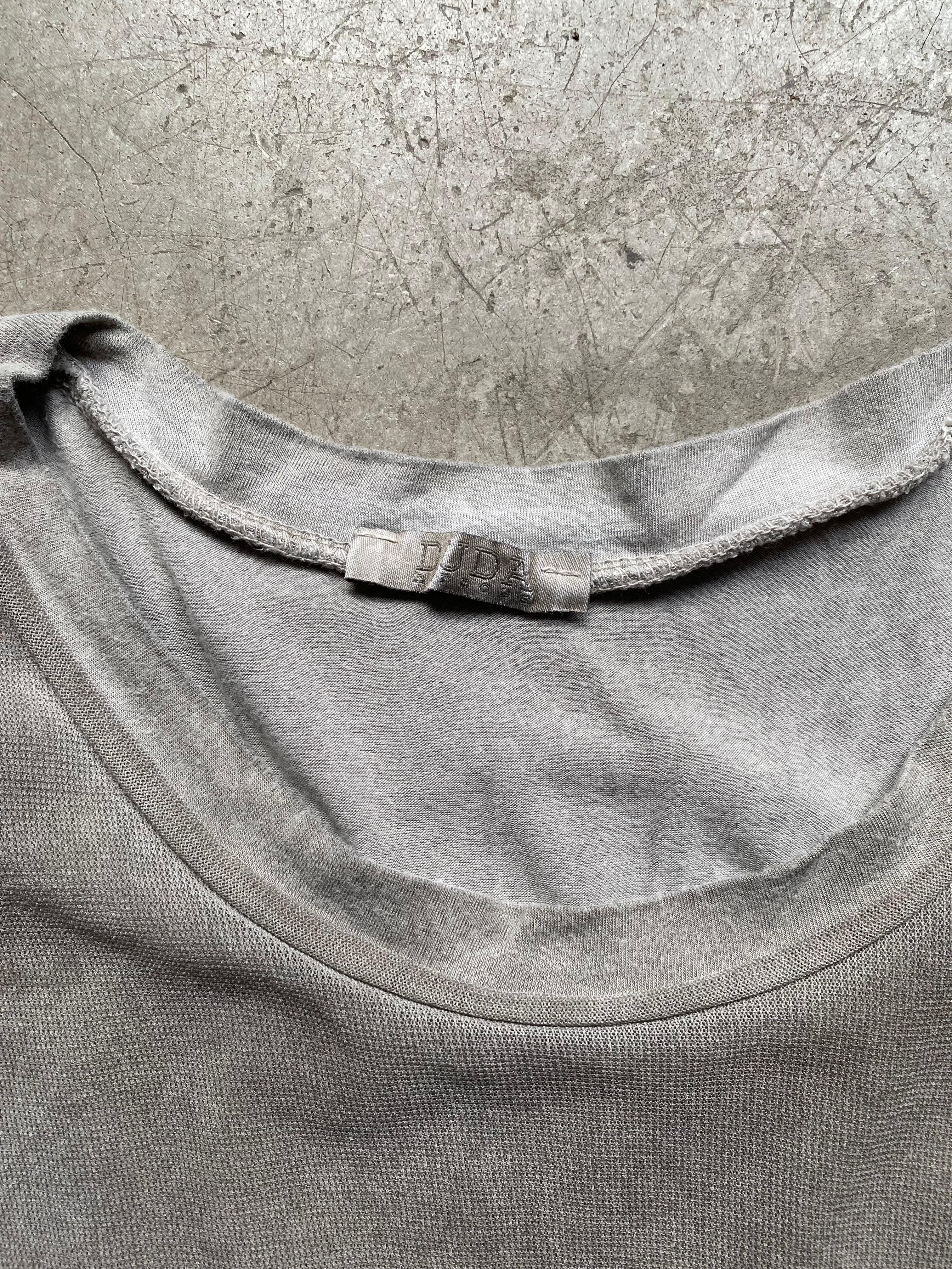 Grey see through top