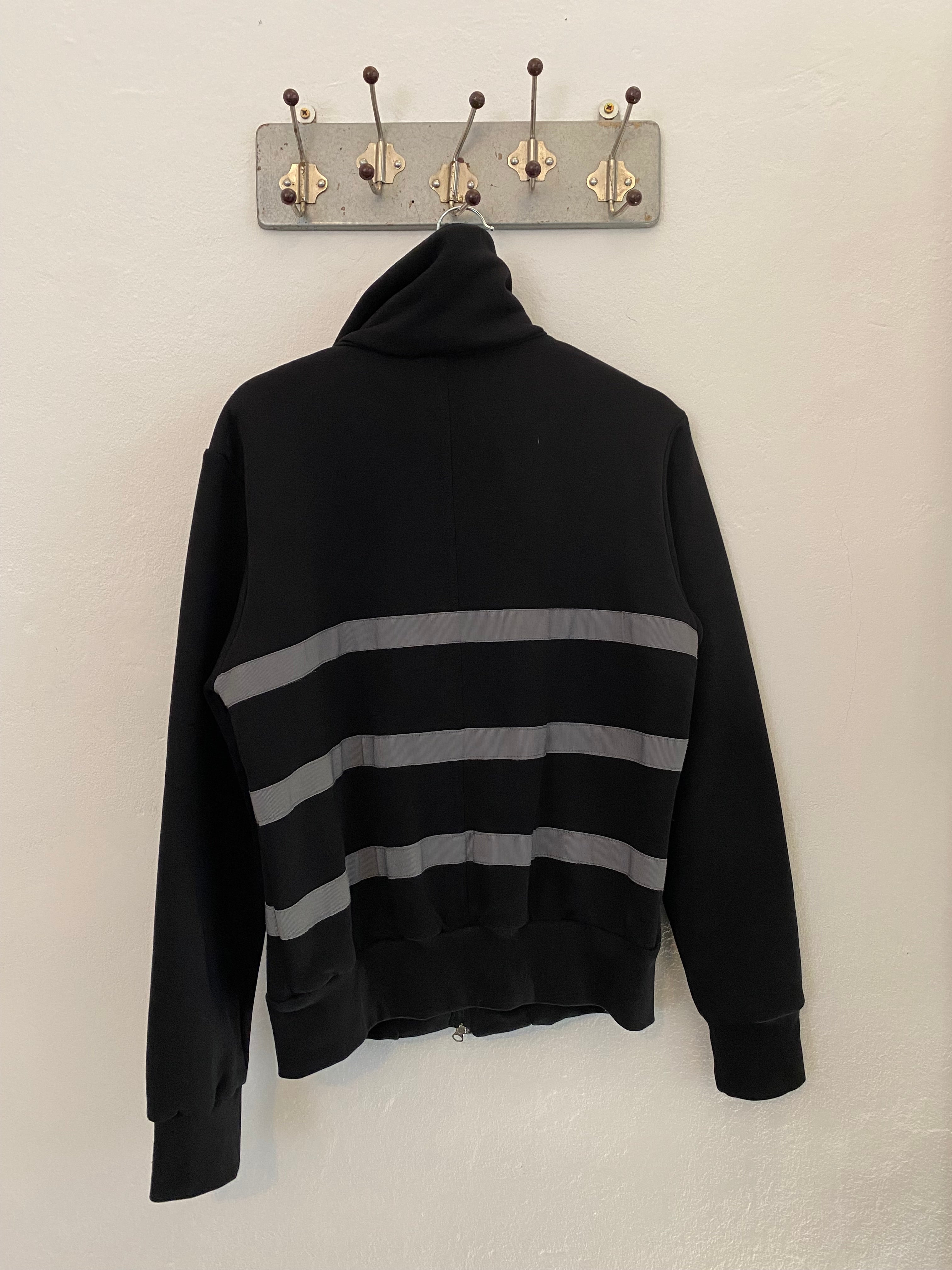 Black/grey zip up jumper