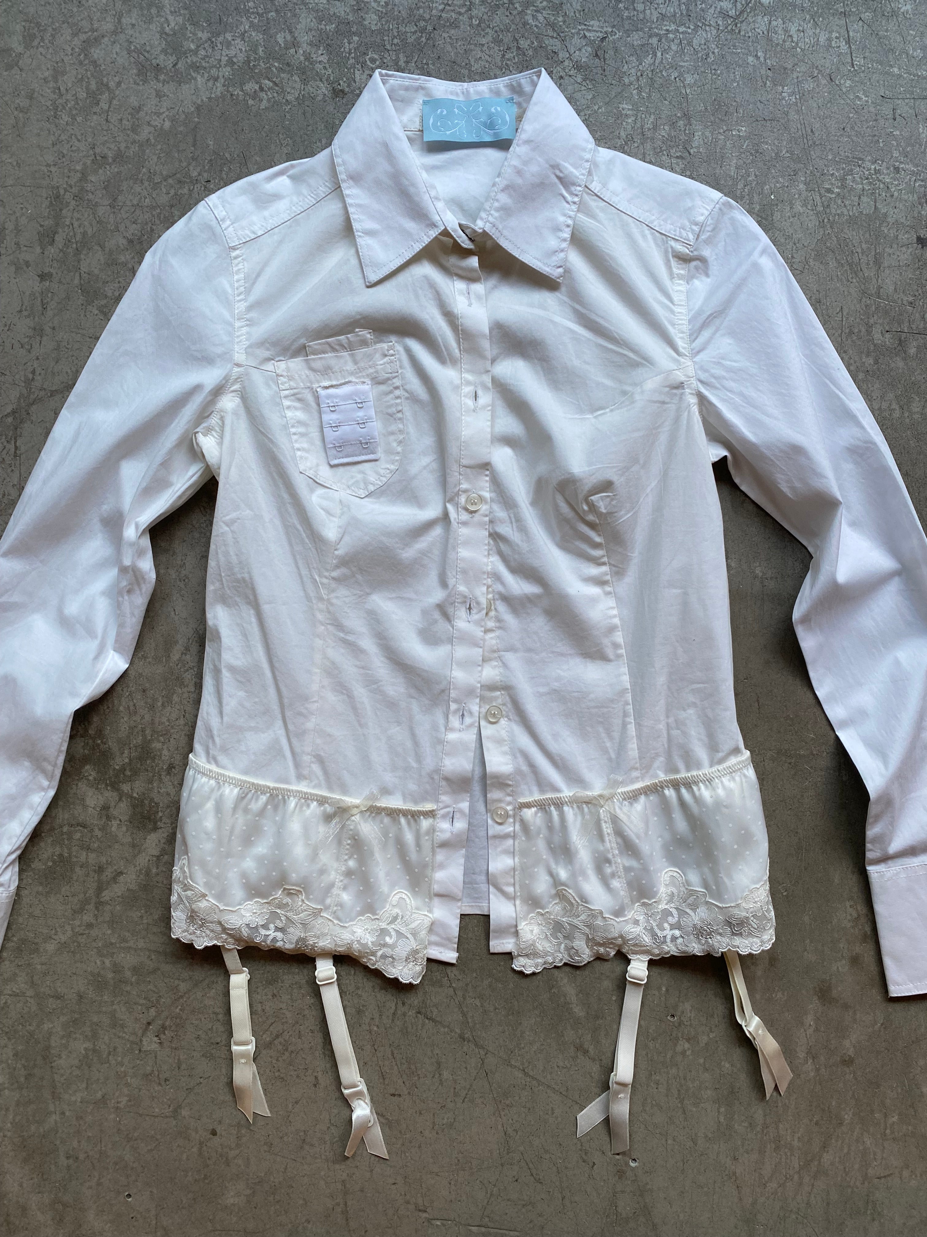 Upcycled white shirt
