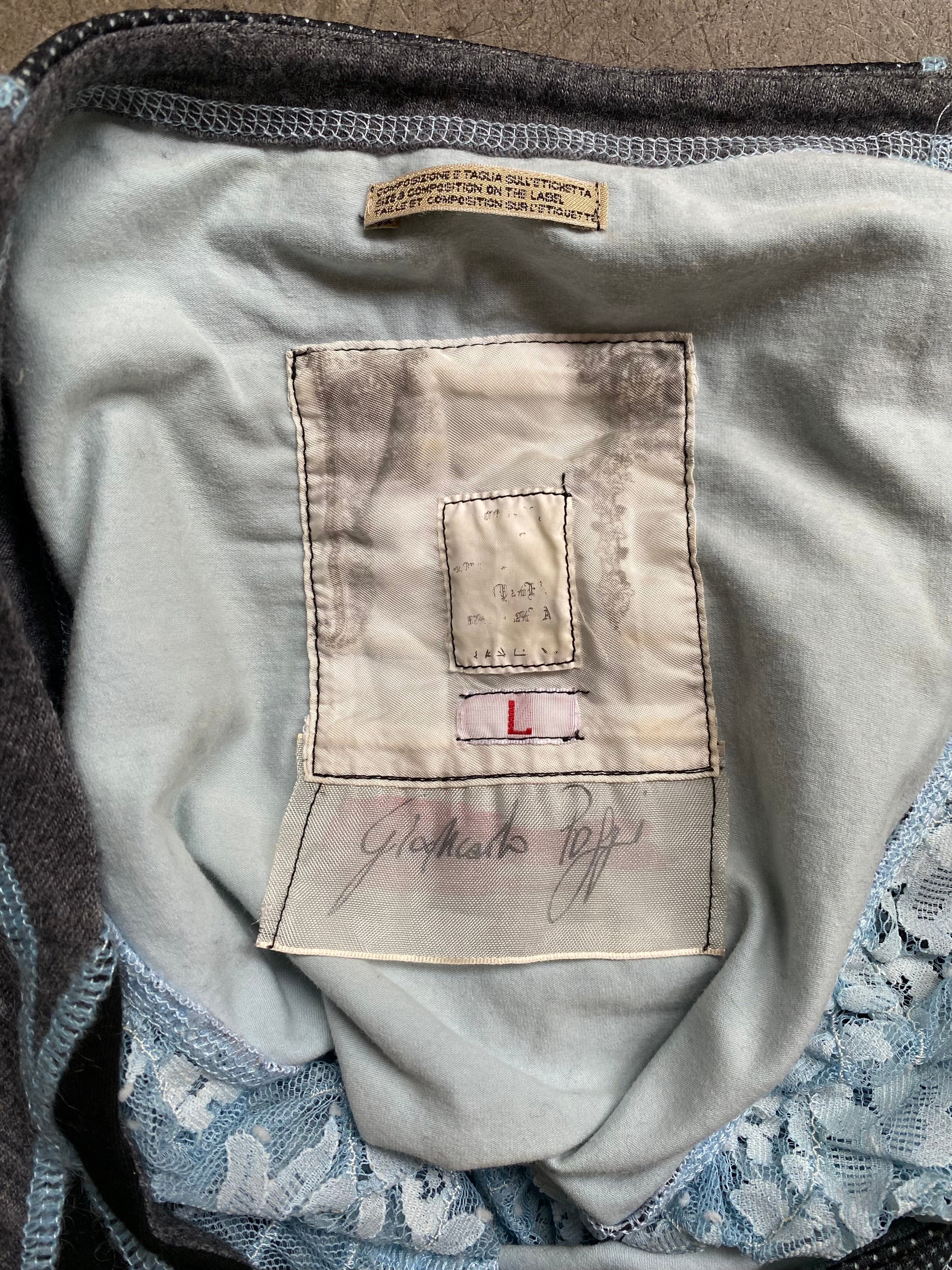 Vintage scoop neck long sleeve