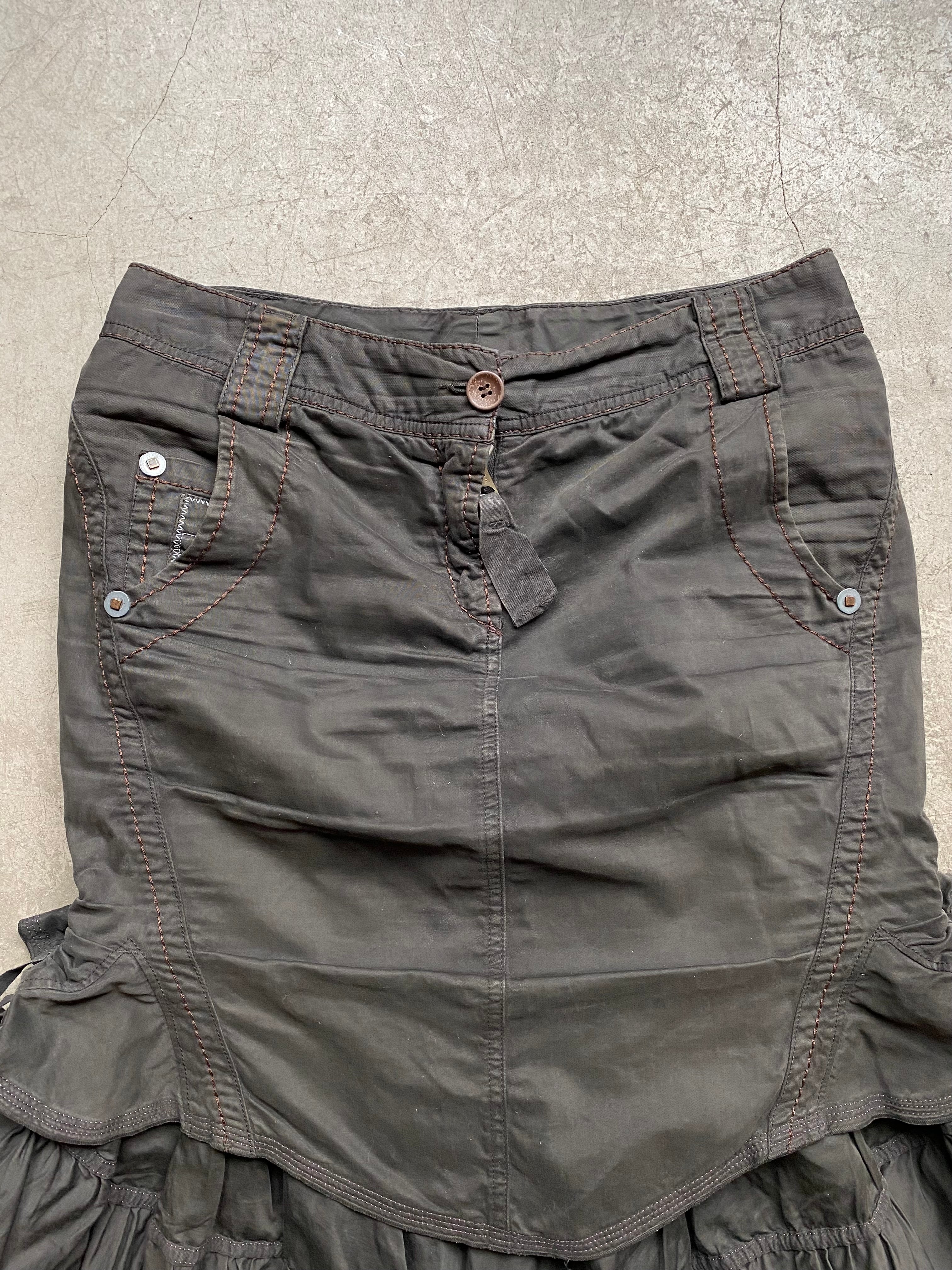 Marithé + François Girbaud midi skirt