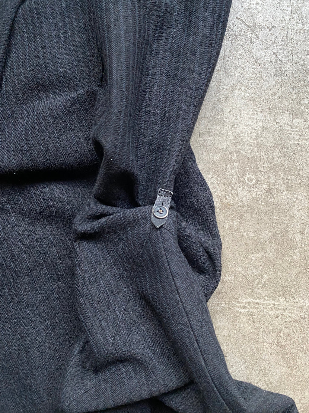 Maxi skirt with leather belt detail