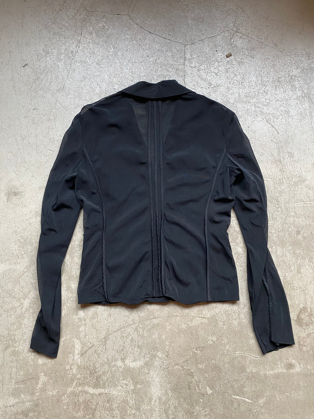 Black see through jacket