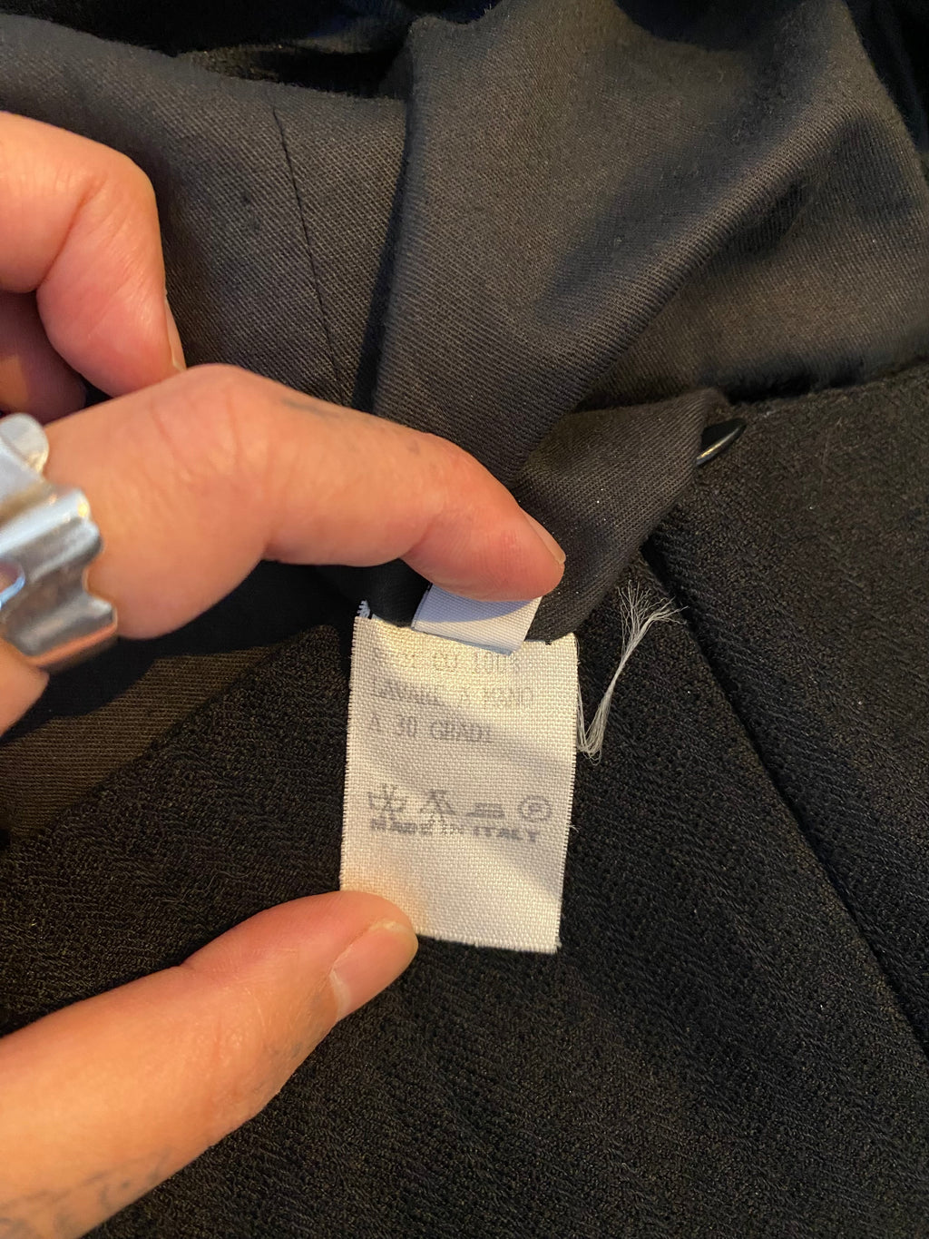 Maxi skirt with leather belt detail