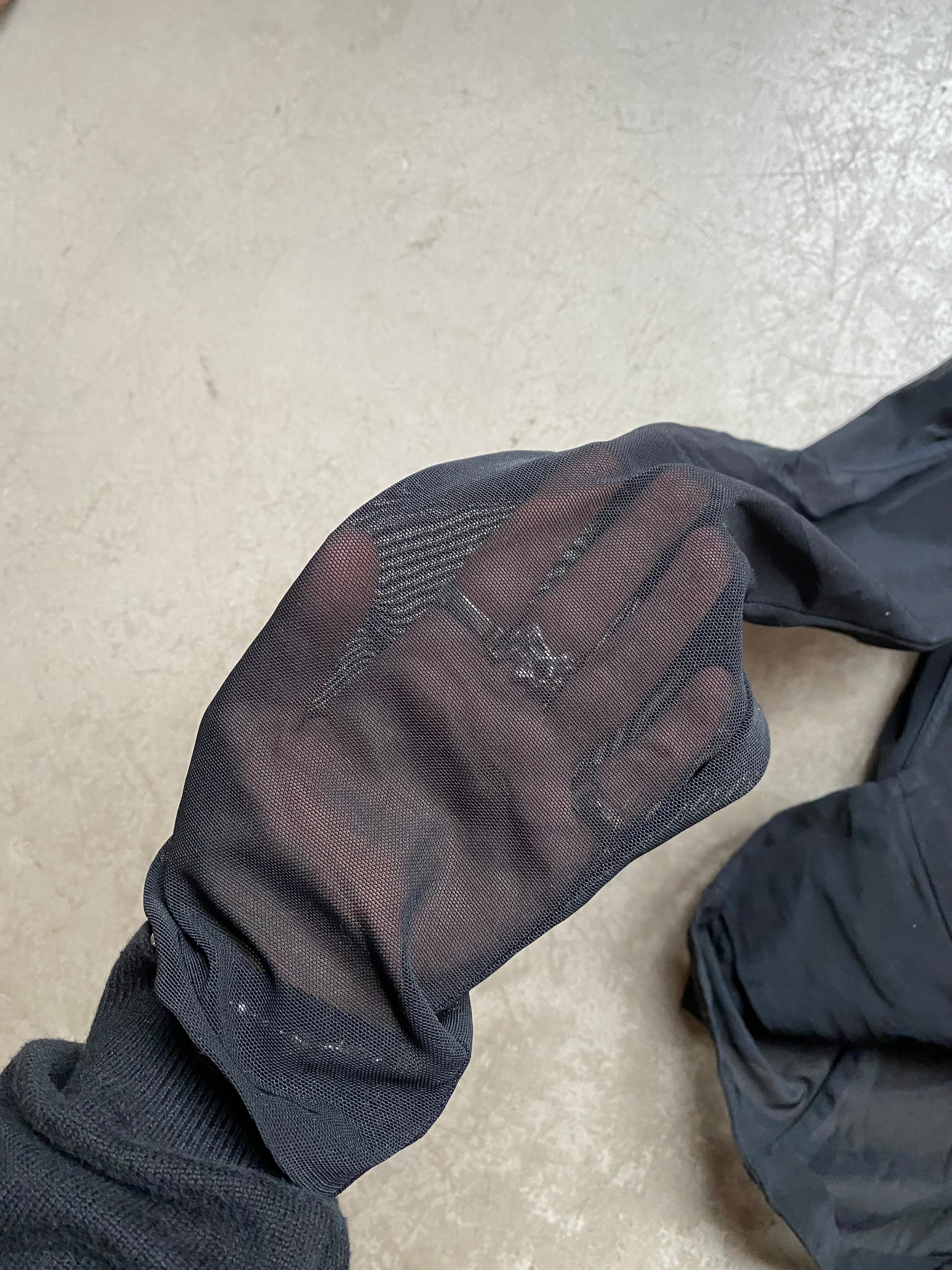 Black see through jacket