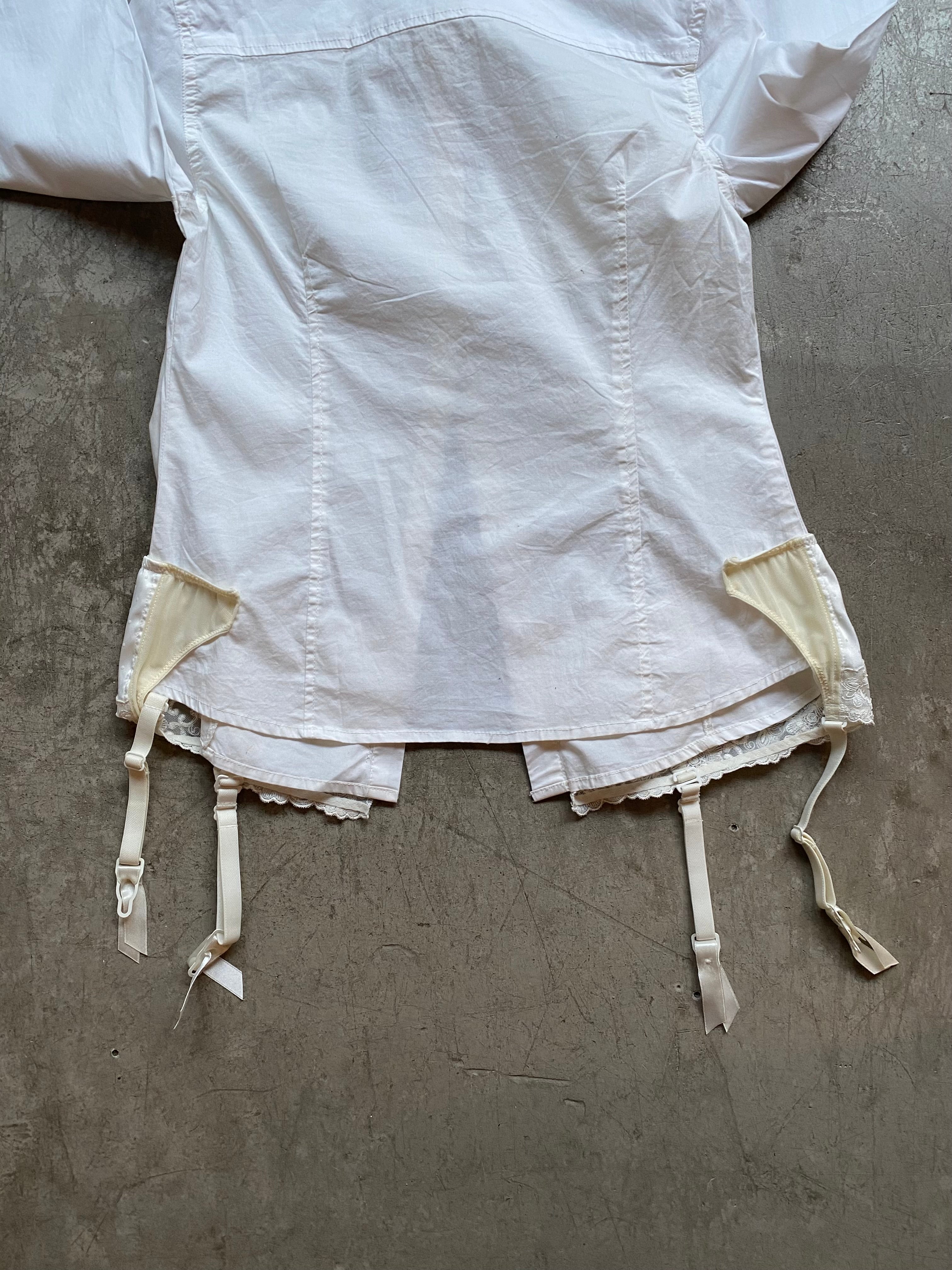 Upcycled white shirt