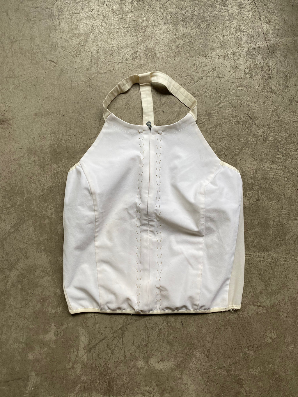 White halter top by MARITHÉ FRANÇOIS GIRBAUD