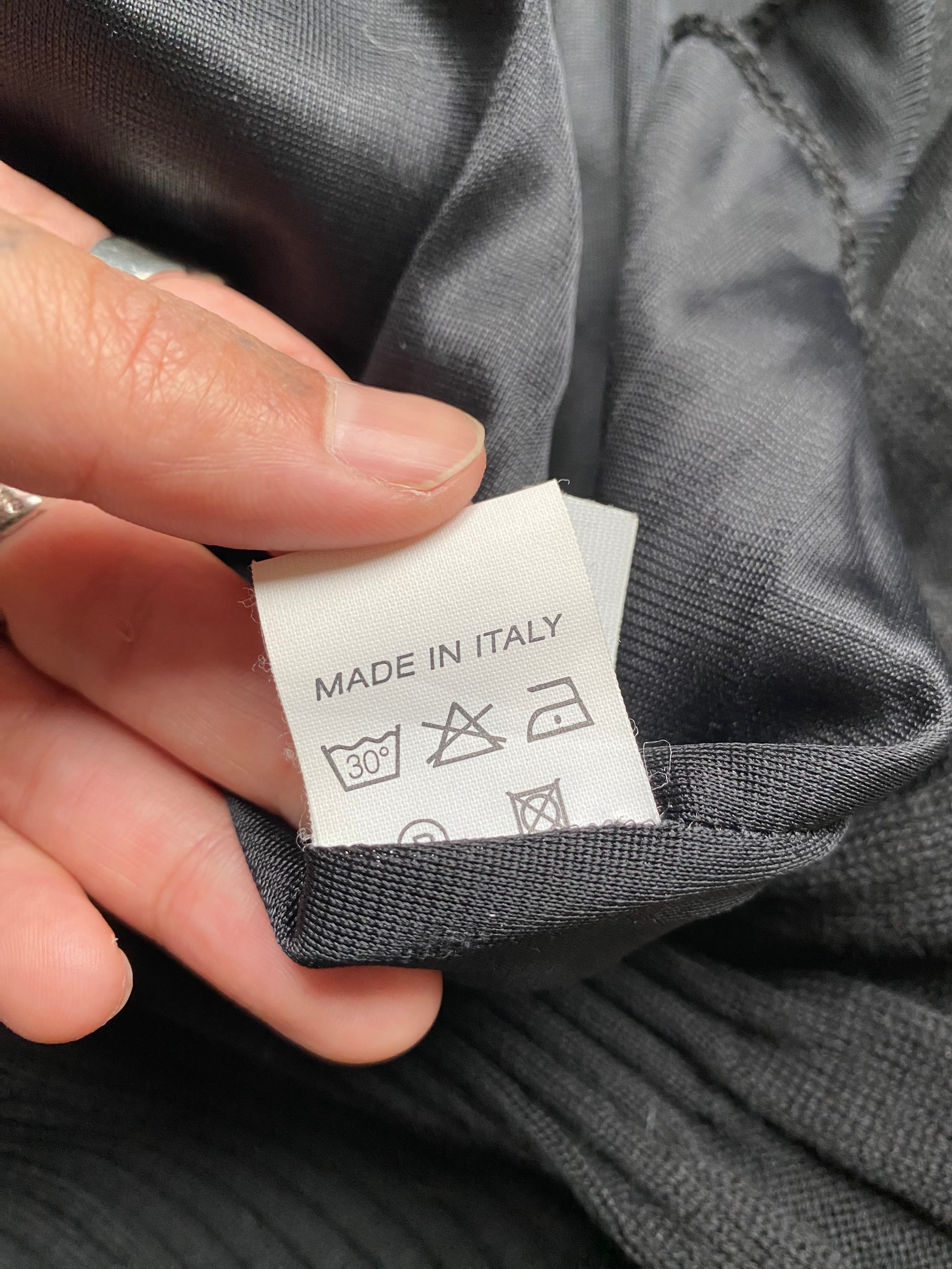 Black knitted maxi skirt