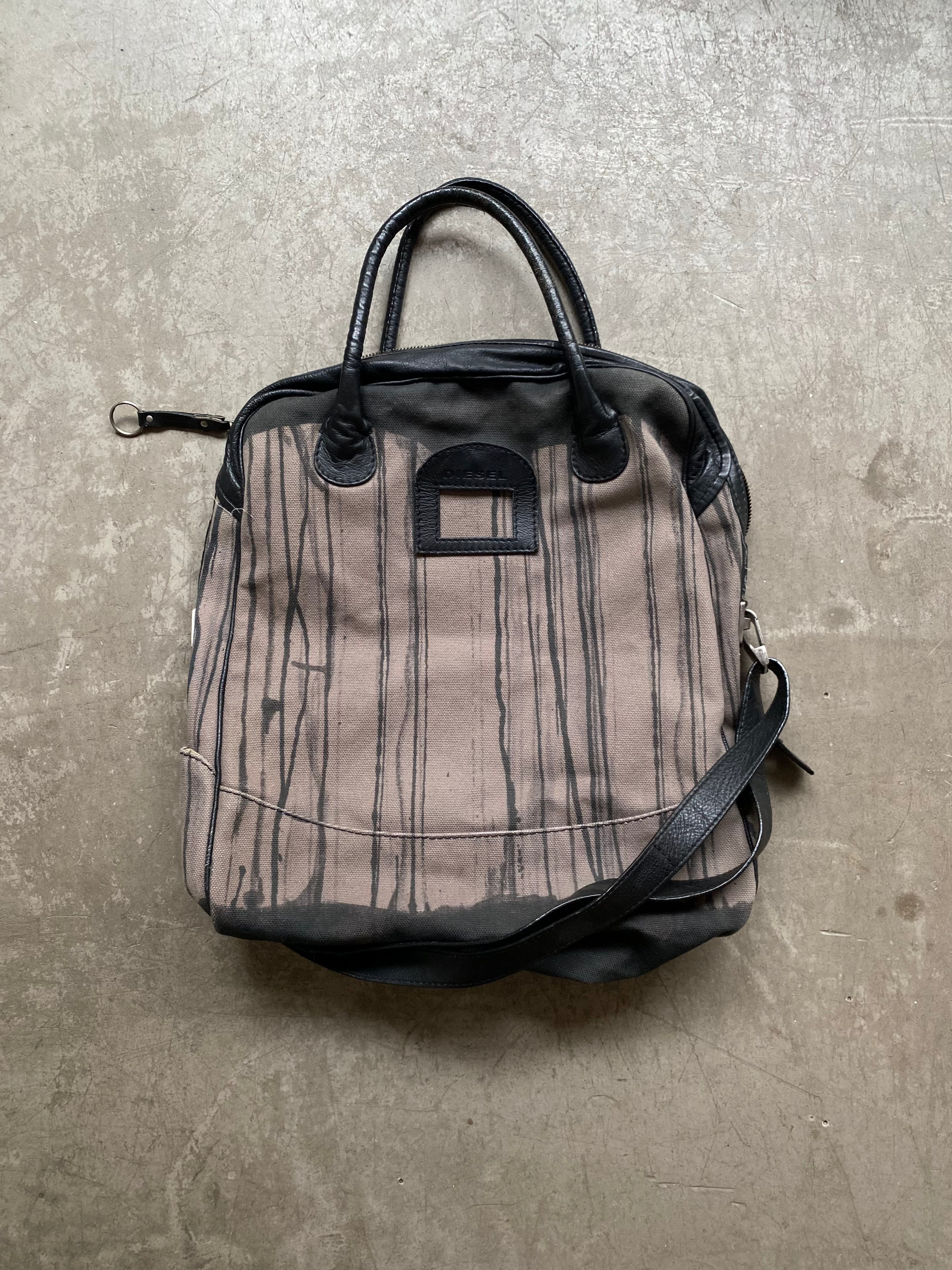 Diesel canvas handbag