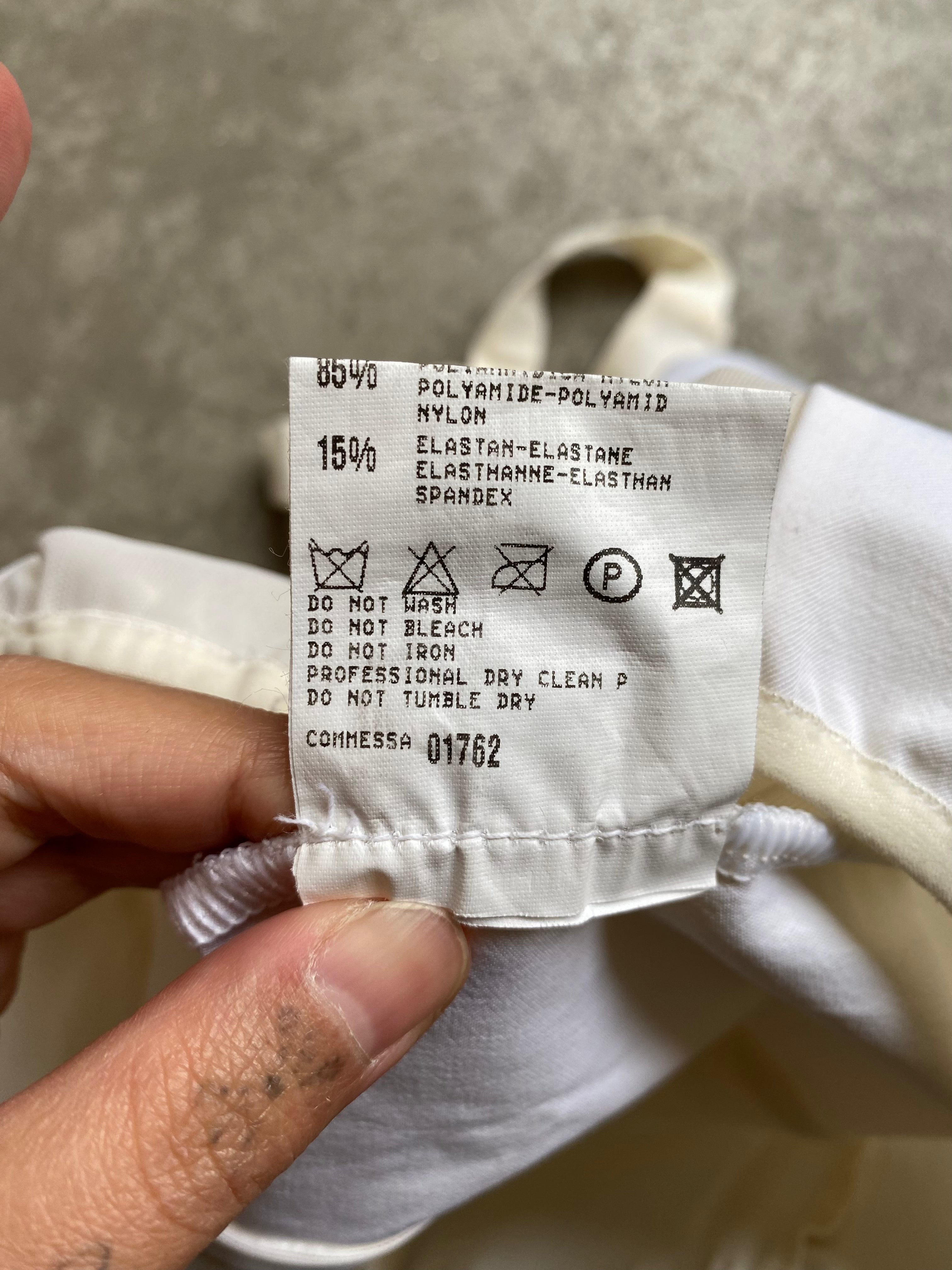 White halter top by MARITHÉ FRANÇOIS GIRBAUD